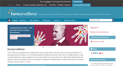 Desktop Screenshot of eurosurveillance.org