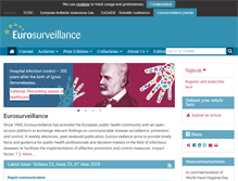Tablet Screenshot of eurosurveillance.org